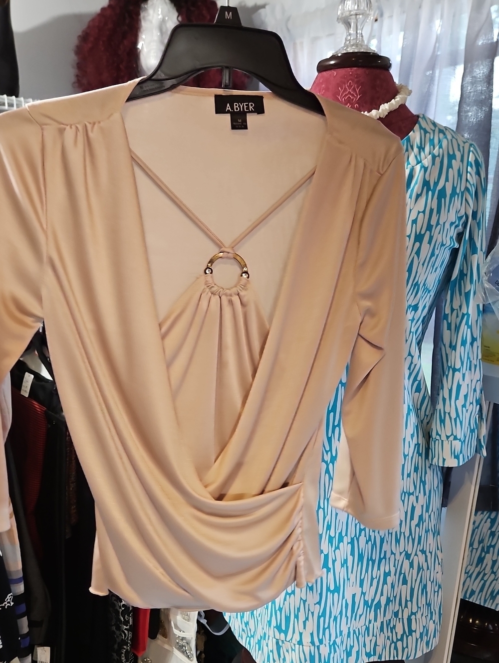 A. Byer Size Medium Y2K Made In USA Top